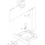 Chassis Rear Assembly-1 for Husqvarna R214 T AWD Riders