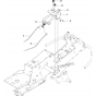 Controls Assembly for Husqvarna R215 TX Riders