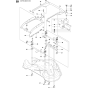 103cm Cutting Deck Assembly-1 for Husqvarna R316 T Riders