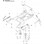 Frame Assembly for Husqvarna R316 Ts AWD Riders