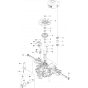 Transmission Assembly-1 for Husqvarna R316 TsX AWD Riders