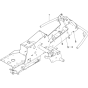 Chassis/Frame Assembly for Husqvarna R318 Riders