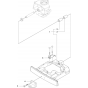 Chassis Rear Assembly-1 for Husqvarna R320 AWD Riders