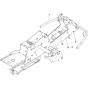 Chassis/Frame Assembly for Husqvarna R320 X AWD Riders