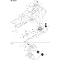 Pedals Assembly for Husqvarna R332T AWD Riders