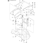 103cm Cutting Deck Assembly-1 for Husqvarna R332T AWD Riders