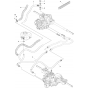 Chassis Rear Assembly-3 for Husqvarna R332T AWD Riders