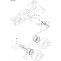 Wheels and Tires Assembly for Husqvarna R418 TS AWD Riders