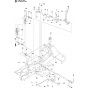 Mower Lift/Deck Lift Assembly for Husqvarna R422 Ts AWD Riders