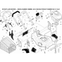 Frame & Engine Assembly for Husqvarna R52 SE Lawn Mowers