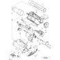 Main Assembly for Hikoki RB36DA Cordless Blower