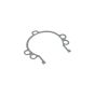 Crankcase Gasket for Robin EC025 Engine - OEM No. 521-15004-00
