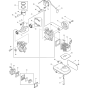 Crancksahft, Cylinder and Piston Assembly for Makita RBL500 Leaf Blower