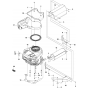 Engine Assembly for Husqvarna RC 320Ts AWD Riders