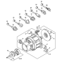 Electric motor, Connecting cable for Stihl RE 130 PLUS Pressure Washer