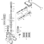 Valve block, Control piston RE 232 Assembly for Stihl RE 232, RE 272 PLUS, RE 282 PLUS Cold Pressure Washers.