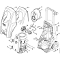 Machine Cover Assembly for Stihl RE 271, RE 271 PLUS, RE 281, RE 281 PLUS  Cold Pressure Washers.