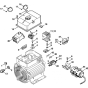 Switch Hosuing Assembly for Stihl RE 310 K, RE 340 K, RE 440 K Cold Pressure Washers.