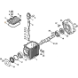 Pump Assembly for Stihl RE 360 K, RE 360 K PLUS, RE 460 K Cold Pressure Washers.