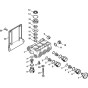 Valve Block Assembly for Stihl RE 360 K, RE 360 K PLUS, RE 460 K Cold Pressure Washers.