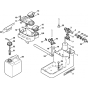 Water Tank Assembly for Stihl RE521, RE551, RE581 Hot Pressure Washers