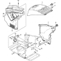 Machine Cover Assembly for Stihl RE661, RE961 Hot Pressure Washers