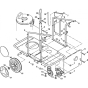 Chassis Assembly for Stihl RE661, RE961 Hot Pressure Washers