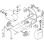 Chassis Assembly for Stihl RE830W Hot Pressure Washer