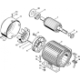 Electric Motor-1 Assembly for Stihl RE840W Hot Pressure Washer