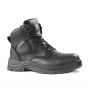 Rock Fall RF222 Jet Waterproof Midcut Safety Boot Non-Metallic Blk UK Sizes 3-15