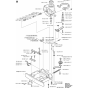 Steering Column Assembly for Husqvarna Rider 13 Ride on Mowers