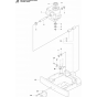 Transmission-1 Assembly for Husqvarna Rider 13 AWD Ride on Mowers