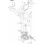 Chassis Rear-1 Assembly for Husqvarna Rider 13 C Ride on Mowers