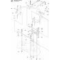 Protection Frame Assembly for Husqvarna Rider 155 Ride on Mowers