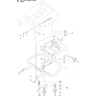 Frame Assembly for Husqvarna Rider 155 AWD Ride on Mowers