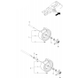 Wheels and Tires Assembly for Husqvarna Rider 15 C Ride on Mowers