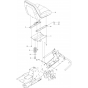 Seat Assembly for Husqvarna Rider 15 T Ride on Mowers