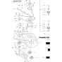 Cutting Deck-3 Assembly for Husqvarna Rider 15 T AWD Ride on Mowers