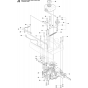 Transmission-1 Assembly for Husqvarna Rider 15V2 AWD Ride on Mowers