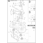 Cutting Deck 103cm-2 Assembly for Husqvarna Rider 15V2 AWD Ride on Mowers