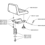 Seat Assembly for Husqvarna Rider 16 H Ride on Mowers