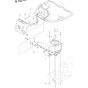 Engine Assembly for Husqvarna Rider 175 AWD Ride on Mowers