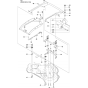 Cutting Deck-1 Assembly for Husqvarna Rider 18 Ride on Mowers