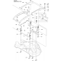 Cutting Deck-2 Assembly for Husqvarna Rider 18 AWD Ride on Mowers