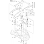 Cutting Deck-4 Assembly for Husqvarna Rider 18 AWD Ride on Mowers