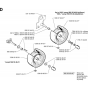 Wheels and Tires Assembly for Husqvarna Rider 850 Ride on Mowers