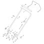 Handle for Stihl RM 253.2 Mower