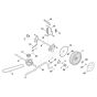 Rear Axel for Stihl RM 448.1 TX