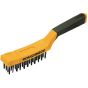 Carbon Steel Wire Brush Soft-Grip 300mm (12in) by Roughneck - 52-040