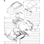 Frame and Engine Assembly for Husqvarna Royal 46RC Consumer Lawn Mower